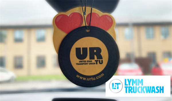 Get your free air freshener at Lymm Truckwash